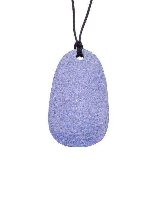 Kenneth Jay Lane Blue Pendant Necklace