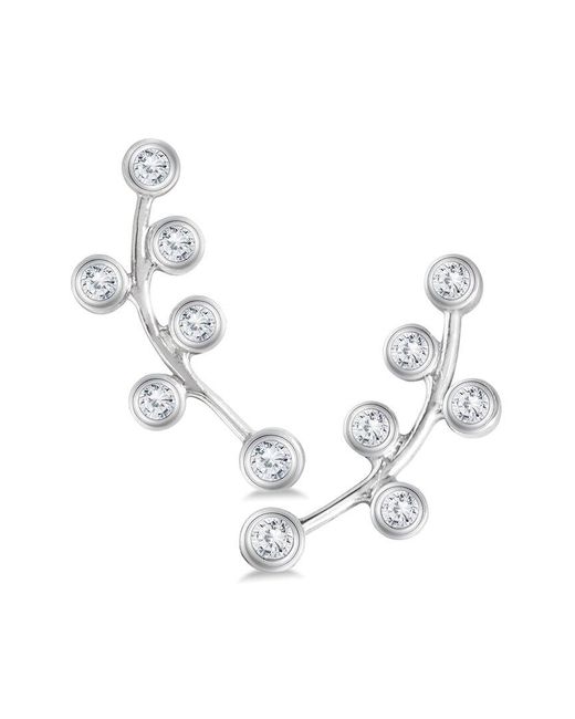 Monary Metallic 14k 0.26 Ct. Tw. Diamond Earrings