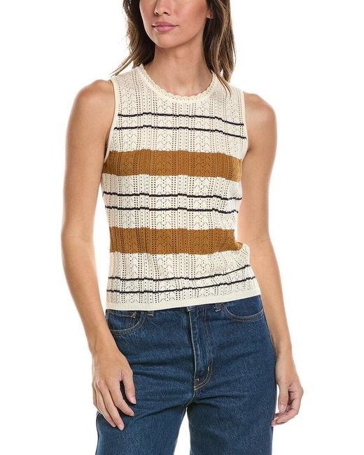 Splendid Blue Daytona Sweater Tank