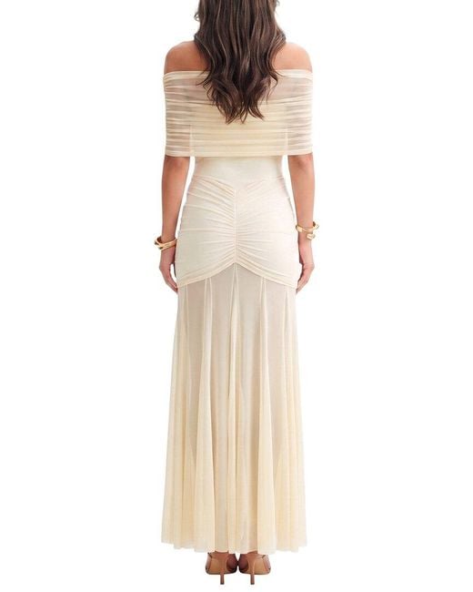 Amanda Royal Natural Maxi Dress