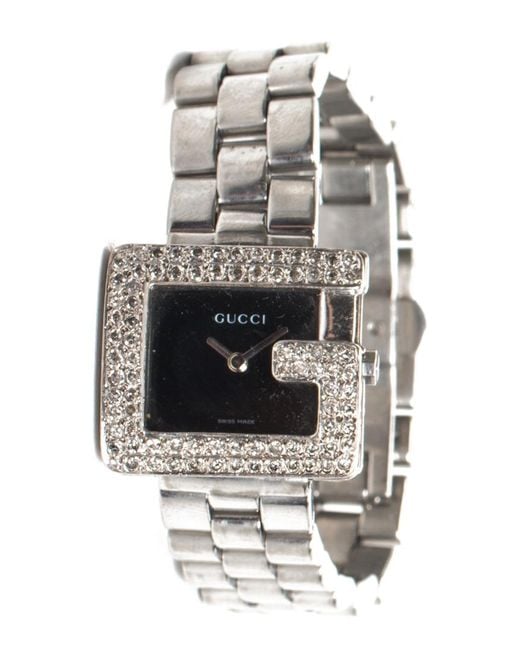 Gucci Stainless Steel & Diamond G-series 3600l Watch in Metallic | Lyst