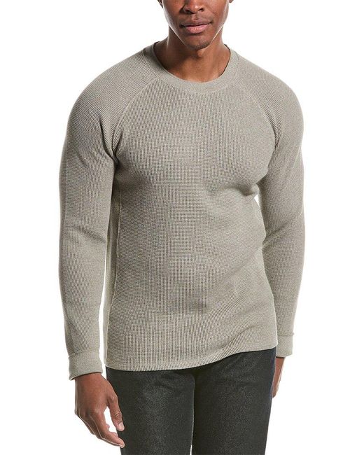 Vince Gray Mouliné Thermal Pullover for men