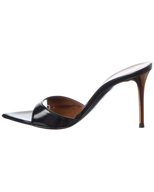 Giuseppe Zanotti Metallic Intrigo 90 Leather Sandal