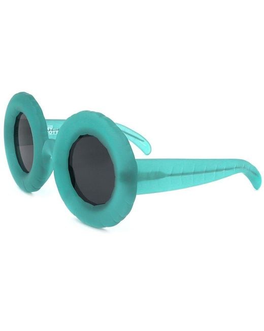 Linda Farrow Blue Jeremy Scott By Jspool 48mm Sunglasses