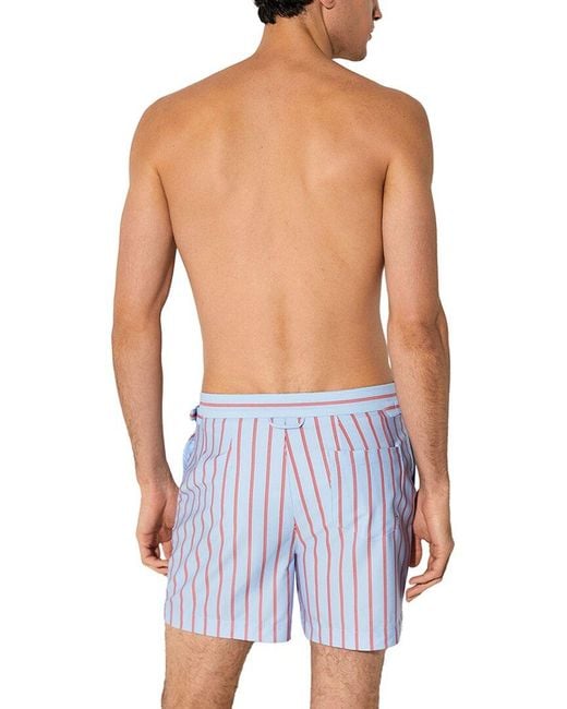 Reiss Blue Presley Side Adjuster Swim Trunk for men