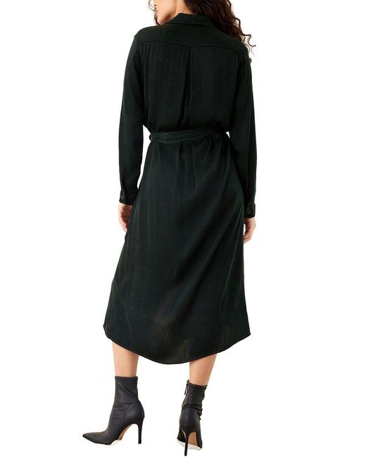 Bella Dahl Black Midi Shirt Dress