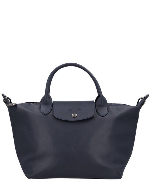 Longchamp Blue Le Pliage X-large Leather Bag