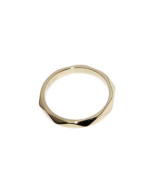 Boucheron Metallic 18k Facet Ring (authentic Pre-loved)
