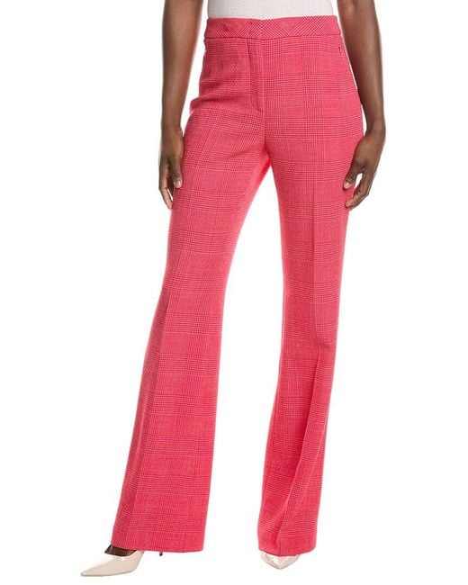 Akris Red Farida Wool-blend Pant