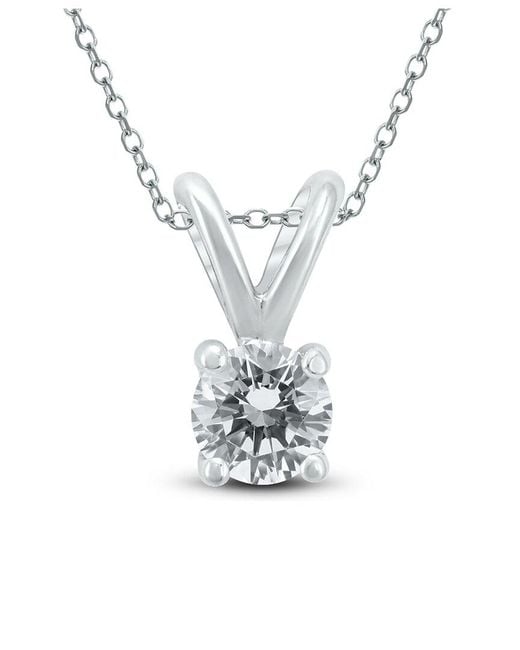 Diamond Select Cuts White 14k 0.23 Ct. Tw. Diamond Necklace