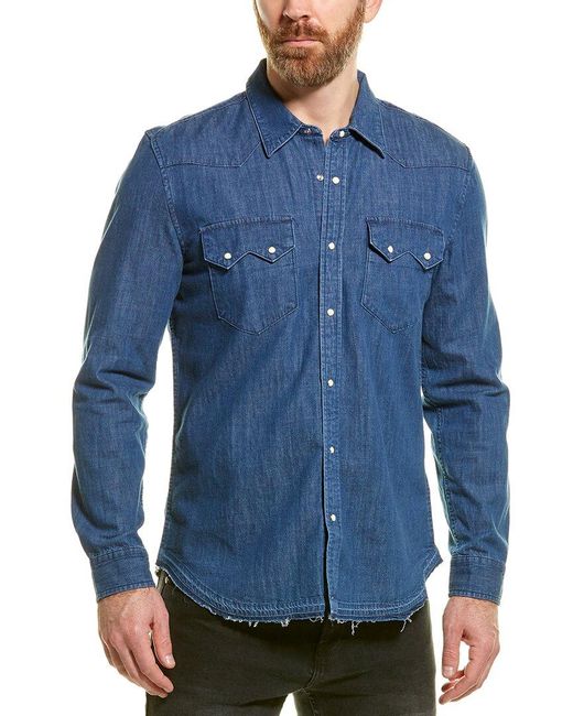 7 For All Mankind Denim Sawtooth Pocket 