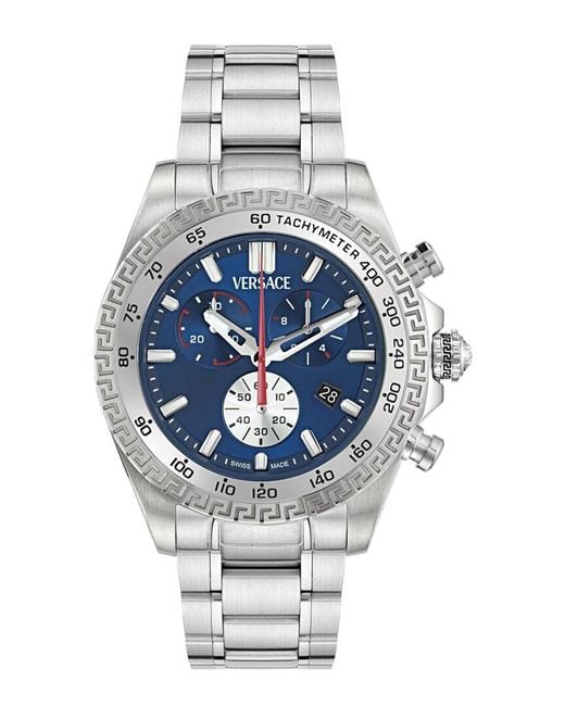 Versace Gray Chrono X Watch for men
