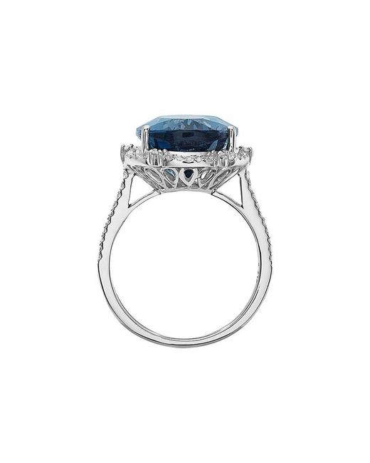 Effy Fine Jewelry Blue 14K 4.12 Ct. Tw. Diamond & Tanzanite Ring