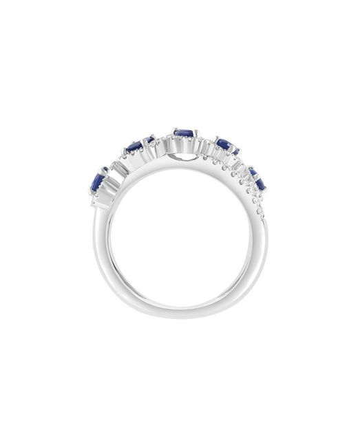 Effy Fine Jewelry Blue 14K 0.34 Ct. Tw. Diamond Ring
