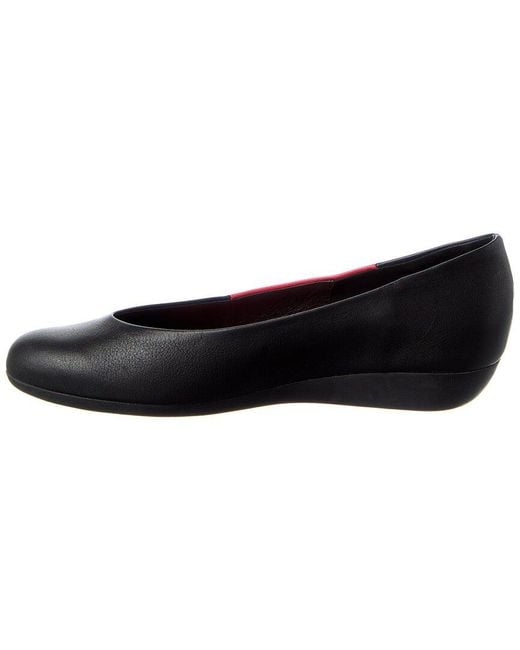 Arche Red Onyele Leather Flat
