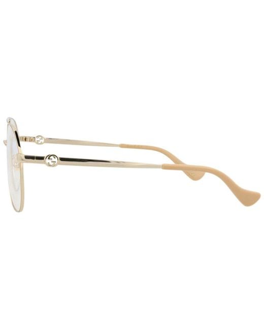 Gucci Metallic 56Mm Optical Frames