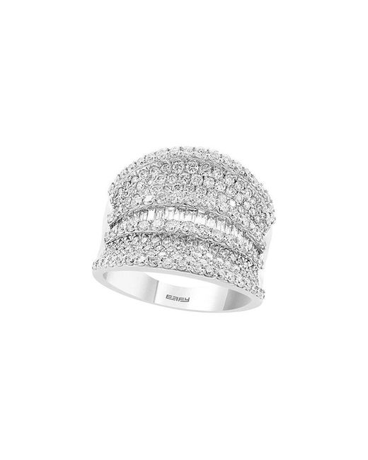Effy Fine Jewelry White 14K 2.38 Ct. Tw. Diamond Ring