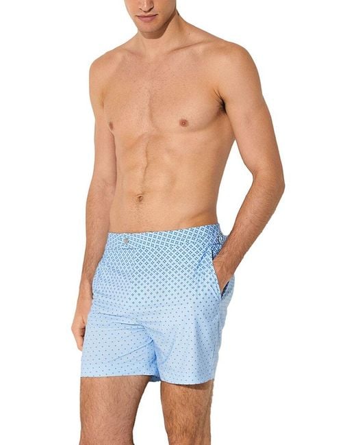 Reiss Blue Darli Side Adjuster Ombre Swim Trunk for men