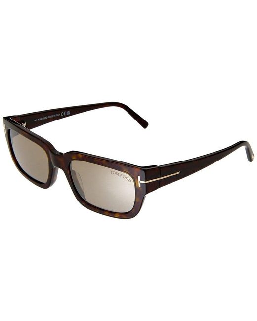 Tom Ford Brown Ezra 54Mm Sunglasses