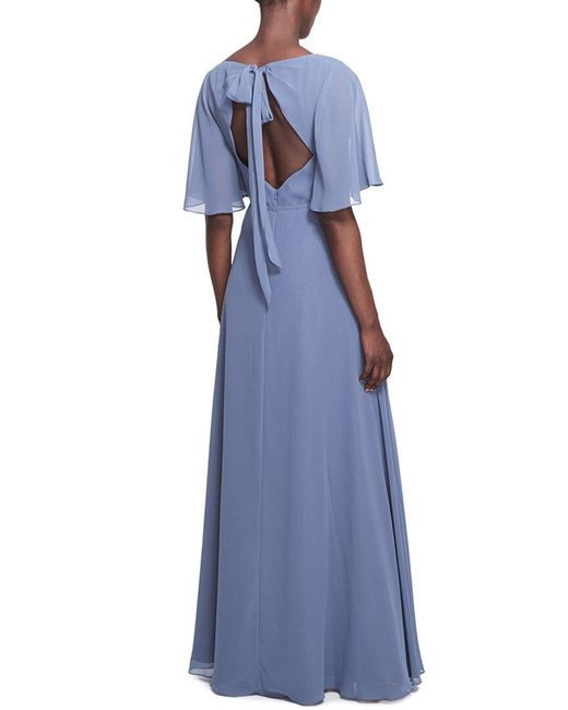 Notte Bridesmaid Blue Rome Dress