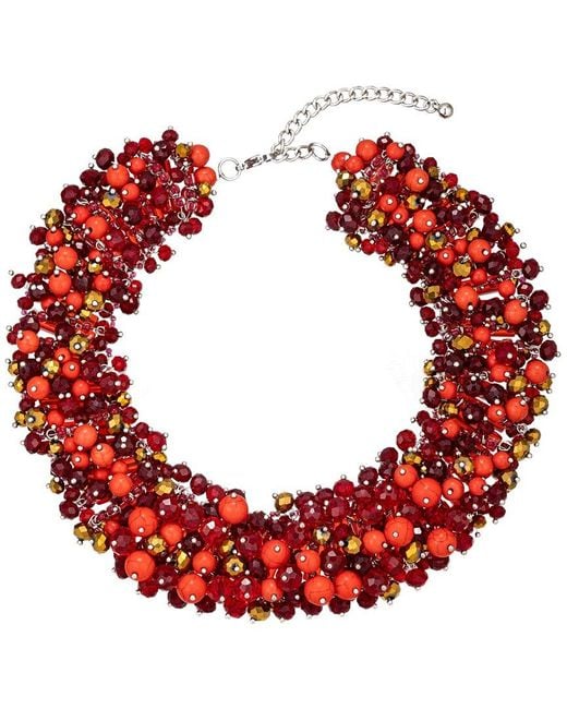 Eye Candy LA Red Julia Necklace