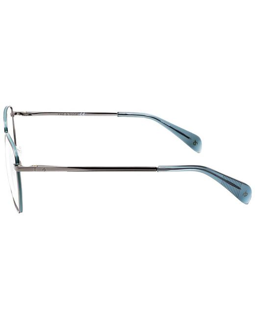 Rag & Bone Metallic Rnb7018 52Mm Optical Frames
