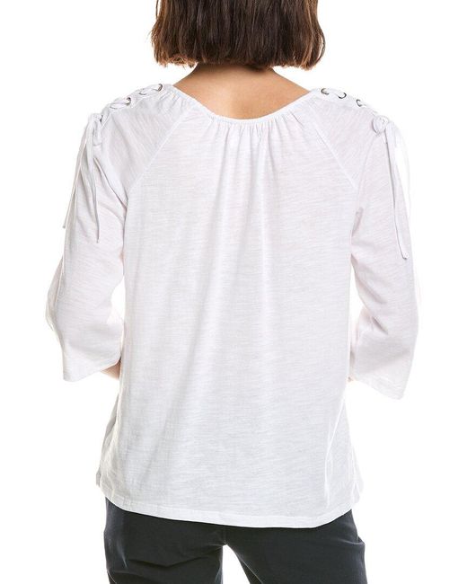 Stella Parker White Emily Raglan Top