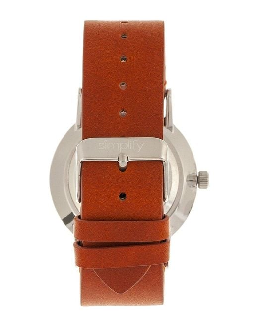 Simplify Black Unisex The 5100 Watch for men