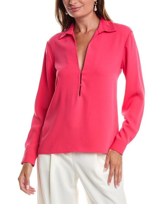 Alexis Red Cire Top
