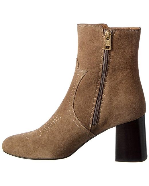 See By Chloé Brown Suede Bootie