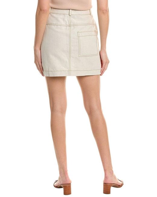 3.1 Phillip Lim Natural Mini Skirt