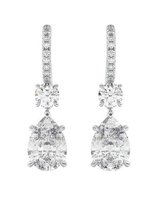 VOWE White 14K 9.00 Ct. Tw. Lab-Grown Diamond Earrings