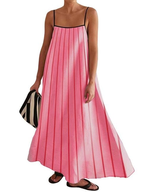 LOEY Pink Midi Dress