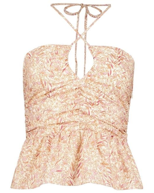 Bishop + Young Pink Aeries Halter Top
