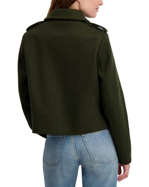 Laundry by Shelli Segal Green Cropped Jacket