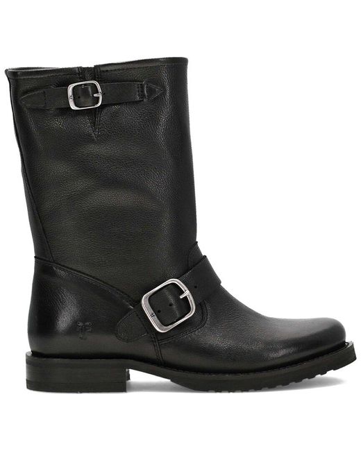 Frye Black Veronica Flex Leather Bootie