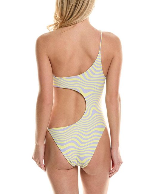 Solid & Striped Purple The Brooklyn One-piece