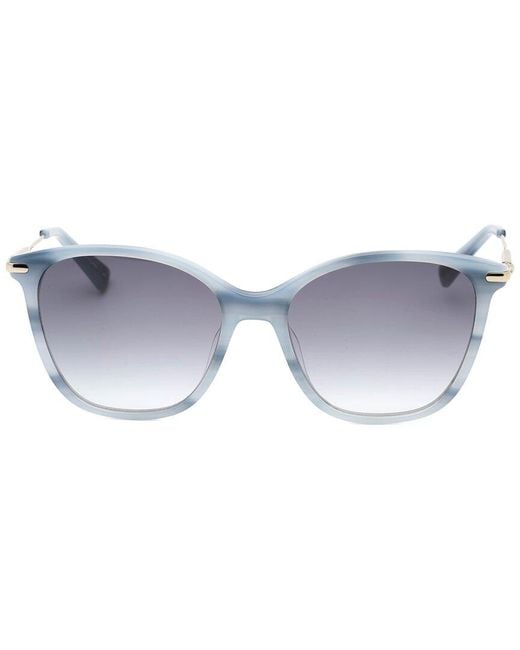 Longchamp Blue Square Gradient Sunglasses