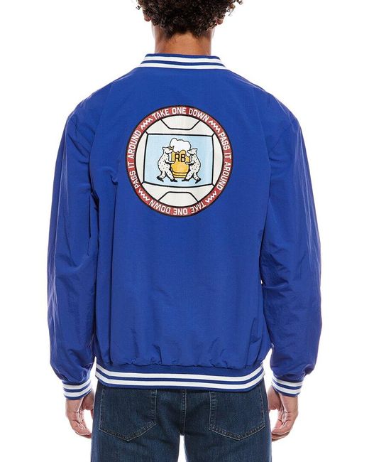 Rowing Blazers Blue Rip Stop Nylon Pullover for men