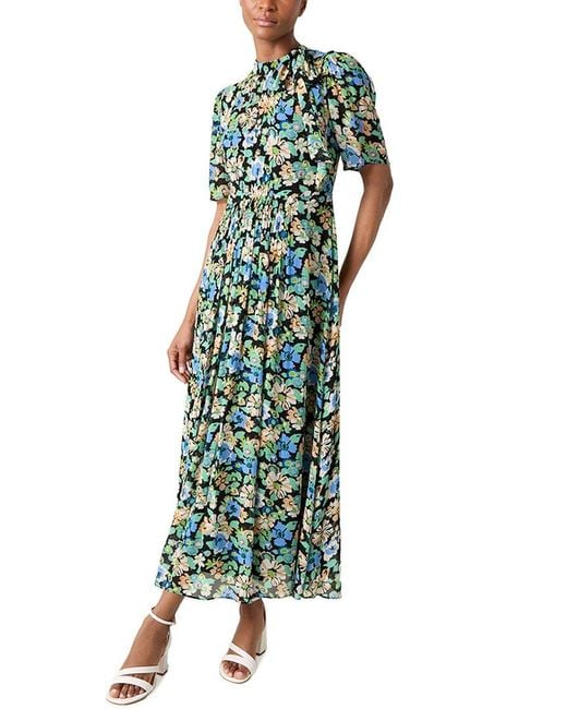 L.K.Bennett Green Thelma Maxi Dress