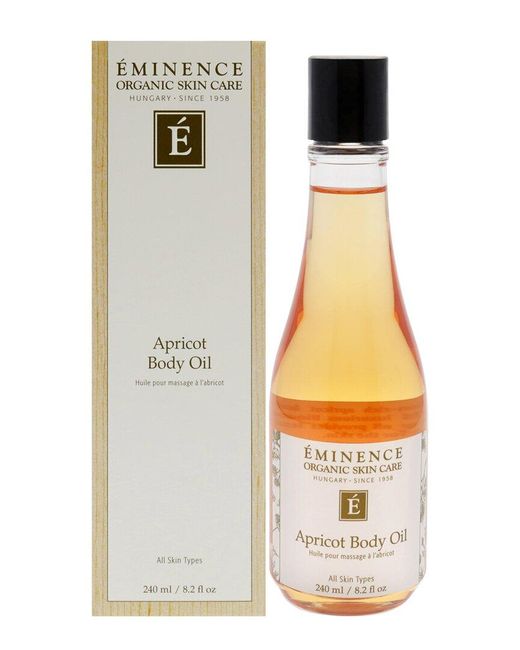 EMINENCE White Organic Skin Care 8.2Oz Apricot Body Oil