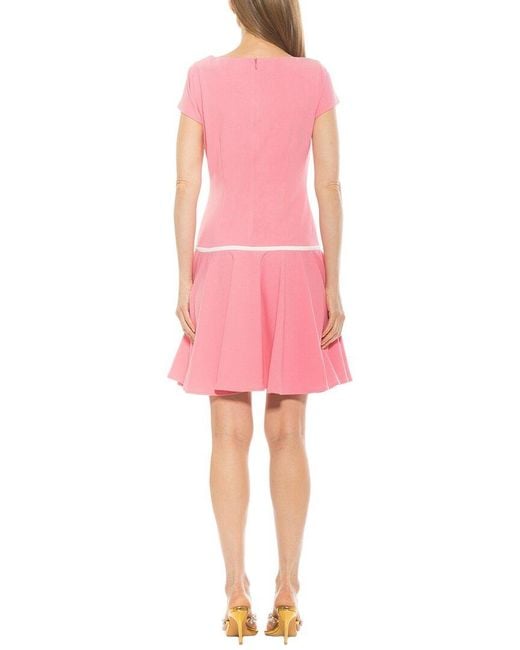 Alexia Admor Pink Aoife A-Line Dress