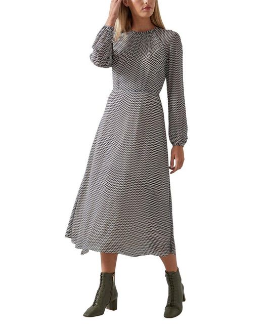 L.K.Bennett Gray Addison Dress