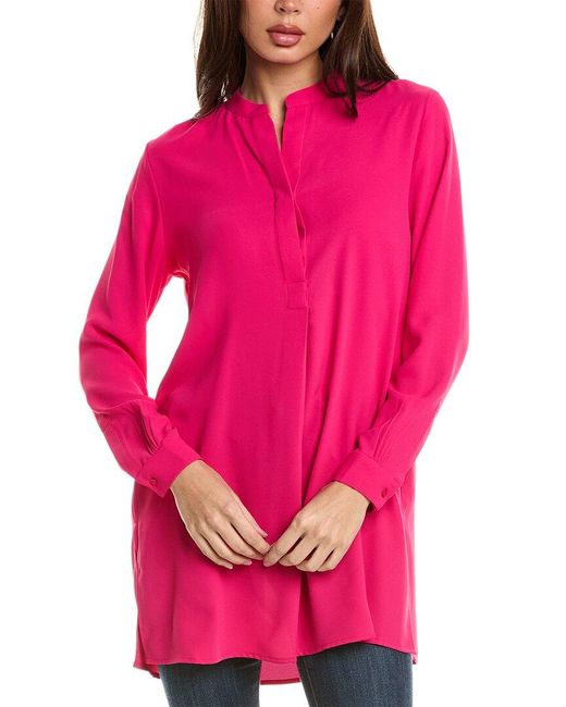 Anne Klein Pink Nehru Tunic