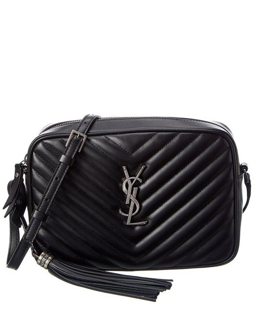 Saint Laurent Lou Leather Camera Bag in Black Lyst