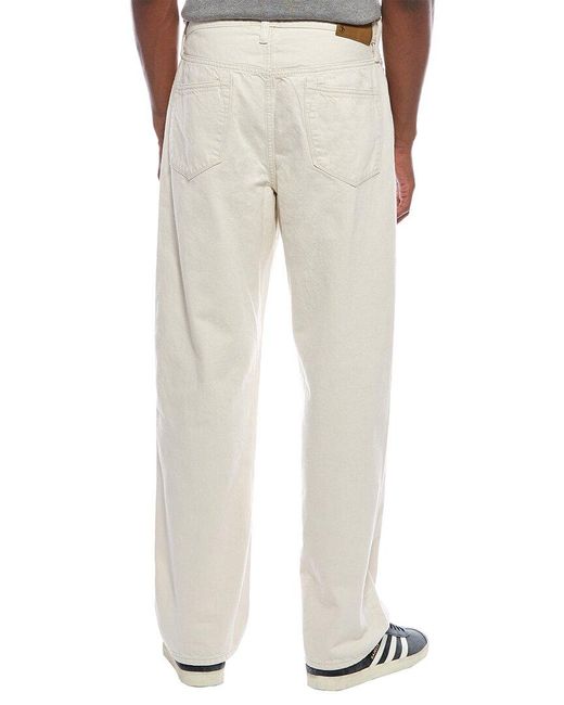 Todd Snyder Natural Birch Canvas Slim Fit Jean for men