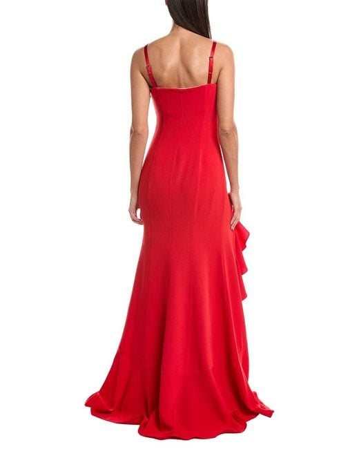 Cinq À Sept Red Dilan Gown