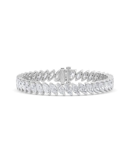 Lab Grown Diamonds White 14K 16.40 Ct. Tw. Lab-Grown Diamond Bracelet