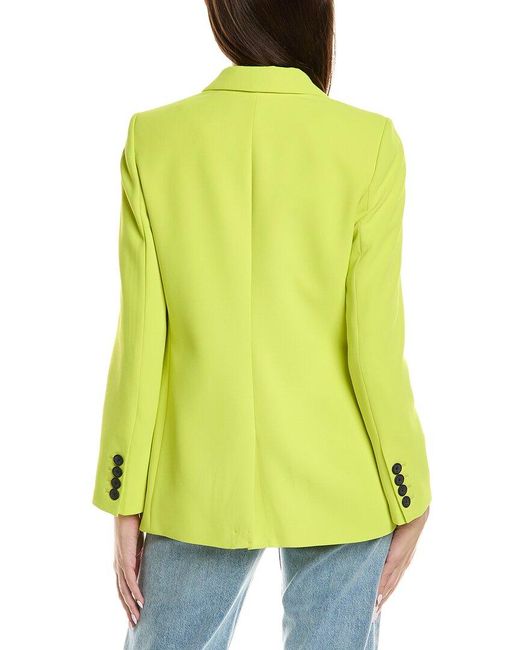 Karl Lagerfeld Yellow Oversized Suit Jacket