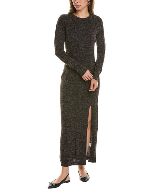 Bardot Black Melange Knit Maxi Dress